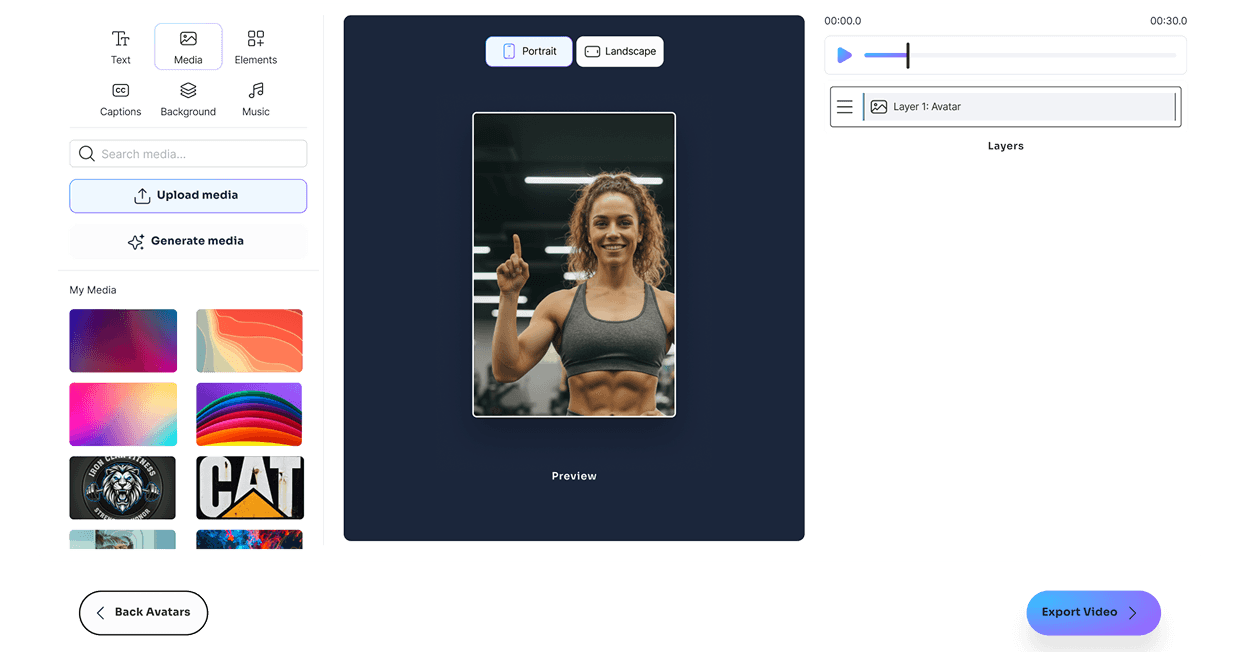 Generate your video